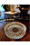 2 Pieces Crystal Glass Ashtray 14 cm - 4