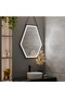 Rectangular LED Mirror, 55x70cm, Marcello MotionGlow Sensor, Defog System, Clock & Thermometer - 4