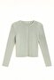 6931 Women's Buttoned Corded Fabric Knitwear Cardigan Çağla