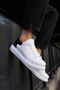 Yg256 Estrella Men's Casual Lace-Up Leather Sports Sneaker Shoes Cbt - White/Black - 5