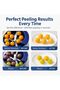 Electric Fruit Veg Peeler with Sharp Blades for Easy, Clean and Rapid Food Preparation - 5