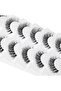 False Eyelashes Clear Band Faux Mink Cat Eye 13mm Short Fluffy 3D – 7 Pairs - 5