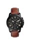 FS5241 Grant Chronograph Luggage Leather Watch