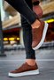 Yg043 Cowien Men's Casual Lace-Up Leather Sports Sneaker Shoes Cbt - Tan - 3