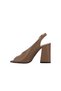 26306D Genuine Leather Heeled Women's Shoes - 4