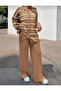Women's Set Striped Cardigan and Pants Set - 2