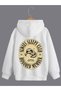 New Season Printed 3 Yarn Cotton Hooded Sweatshirt