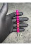 Zaza Sallamalık Pink Agate Stone Natural Stone Prayer Beads - 3