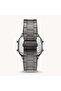 Retro Digital Smoke Stainless Steel Men's Watch | FS5846 - 3