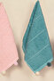Hera 6-Piece 30X50, 100% Cotton, Pompom Kitchen & Hand Towel Set – Soft, Absorbent, Aesthetic - 4