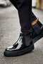 Yg069 Harmany Men's High Quality Sports Casual Slip-On Patent Leather Boots Rst - Black - 3