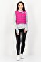 Women Standard Fit Sleeveless Running Jacket Vest, Magenta - 2