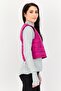 Women Standard Fit Sleeveless Running Jacket Vest, Magenta - 3