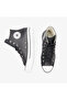 Chuck Taylor All Star Eva Lift Platform Kids Black Leather Sneaker - 5
