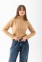 Knitwear Ribbed Badi - Comfortable Regular Fit Ribbed Knitwear Sweater - Women's Basic Turtleneck Knitwear Sweater - 6