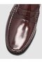 100% Genuine Open Leather Burgundy Men's Loafer - 6