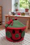 Kids Clown Snowman Figured Charm Rope Basket 25×25cm – Toy Storage & Children's Room Organizer - 4