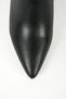 Agnia Black Matte Zipper Detail Heeled Women's Boots - 4