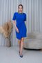 Women's Short Sleeve Pleated Dress - 3