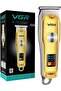 Professional Hair Clipper with LED Display for Men (Gold)