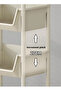 Four-tier plastic rolling storage cart with handle, multifunctional mobile organizing rack - 6