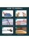 Electrical PVC Floor Trunking 1-Meter Grey, Self-Adhesive Cable Hiders (2 Pack, 10mm x 35mm) - 6
