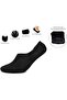6 Pairs Men's No-Show Socks - Cotton Non-Slip Invisible Liners (EU 40-45) - 3