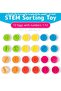 Chicken Toy Set Matching Eggs, Egg Toys Sorter with 12 Eggs, Sensory Learning Fine Motor Skills Toys - 3