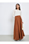 Solid Metal Buckle Detail Knit Top - 2