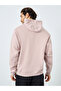 Men Pink Relaxed Fit Slogan Embossed Hoodie - 4