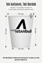 7 oz Paper Cups (200 ml) - 200 Pieces Office Type Cups Cup Istanbul - 4