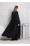 Abaya Nida with plain inner and crushed abaya - 3
