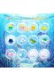 Bath Bombs for Kids with Toys Inside, 12 PC Gift Set with Sea Animals, Safe Natural & NON-TOXIC - 3
