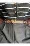 Joy Patterned Women's Gold Buckle Belt Jacket Belt Dress Belt Trouser Belt