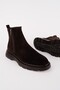 CHELSEY Genuine Leather Double Zip Men's Winter Boots