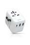 20W PD Universal Travel Adapter with Dual USB-A & USB-C Ports, 2500W Max