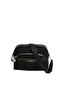 Black - Black Suede Women's Crossbody Bag Sp1201 - 5