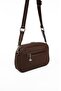 Coffee - Brown Petek Women's Crossbody Bag Sp1094 - 3