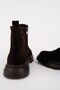 CHELSEY Genuine Leather Double Zip Men's Winter Boots - 5