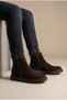 CHELSEY Genuine Leather Double Zip Men's Winter Boots - 7