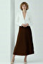 Pleated Skirt 4560 Brown - 2