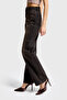 Women's Dark Denim Color Doris 2S6-62 Straight Fit High Waist 100% Cotton Denim Jean - 5