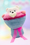 Love Bouquet 40cm Plush Flower Bouquet with Teddy Bear Cute Gift Plush - 5