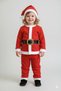 2-3 Years Old Children's Santa Claus Costume - Christmas Dress Set with Hat and Belt - 2
