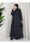 Double-Breasted Collared and Caped Button-Detail Dress with a Dress with a Collar and Capes - 7