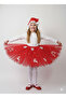 6-7 Years Old Glitter Tutu Skirt Christmas Costume – Set with Elastic Waist and Hat as a Gift - 3