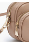 Solid Crossbody Bag with Detachable Strap - D 7.5 cms - 3