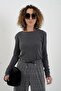 Silver Glitter Droplet Waist Tied Pants - 6