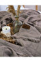 Oscar Muslin Bedspread, 100% Cotton Muslin Blanket, Jacquard Woven, Boho Bedspread with Tassels - 4