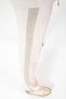 Women's Modal Knitwear Detailed Hooded Zippered Tracksuit Set Beige - 5